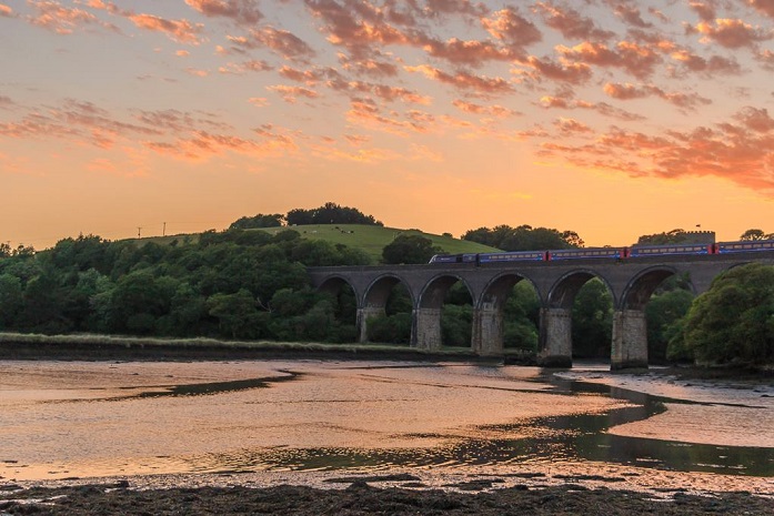 Forder viaduct from Passage point